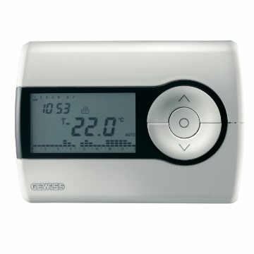 Gewiss Chorus Timed Termostat Wall Batt-Run W GW10701