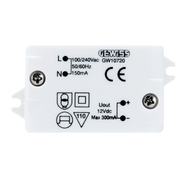 Gewiss Chorus Power Supply 12Vdc 300Ma GW10720