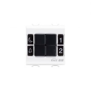 Gewiss Chorus Buton Cu Revenire Panel, Fl-Mounting 4-Ch Easy W GW10752