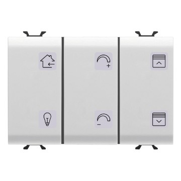Gewiss Chorus Puls.6Ch Tasti E Simb.Bianca+Att.Easy GW10754A