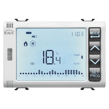 Gewiss Chorus F.M. Knx Timed Termostat+Hum.Man.3M W. GW10794H