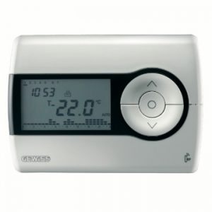 Gewiss Chorus Wall-M Timed Termostat, Wireless, Alb GW10841