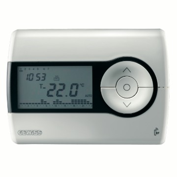 Gewiss Chorus Wall-M Timed Termostat, Wireless, Alb GW10841
