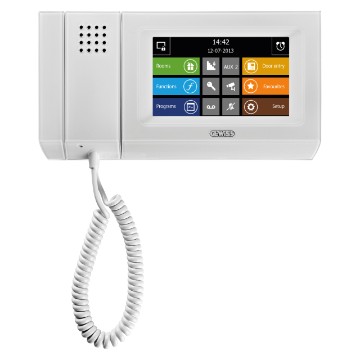 Gewiss Chorus Naxos Combi Touch Monitors Alb GW10962WH