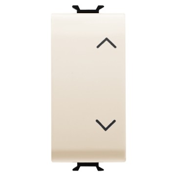 Gewiss Chorus Intrerupator Jaluzele-Rulouri 1M 1P 10Ax Up-Down Ivory GW11121