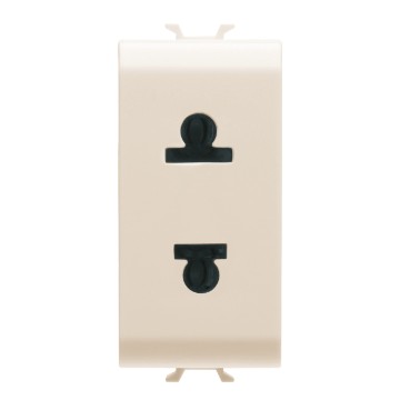 Gewiss Chorus Priza 1M 2P 15A Eu/Usa Ivory GW11287