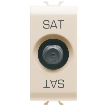 Gewiss Chorus Priza Tv/Sat Priza 1M Direct F.Conn F Ivory GW11371