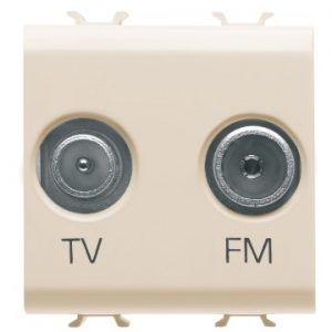 Gewiss Chorus Priza Tv+Fm Priza, 2M Ivory GW11381