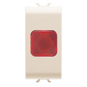 Gewiss Chorus Rosu Indicator Lamp 1M Ivory GW11623