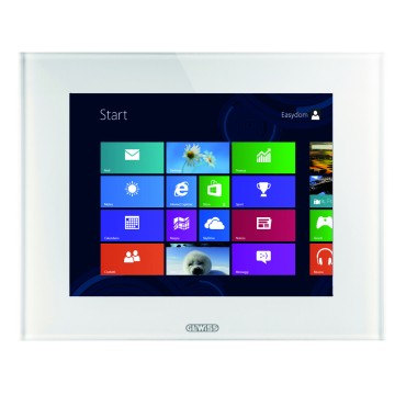 Gewiss Chorus Master Ice 10" Touch Panels Alb GW12010CB