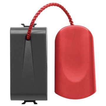 Gewiss Chorus Buton Cu Revenire 1M 1P No 16A Pull-Cord Black GW12136