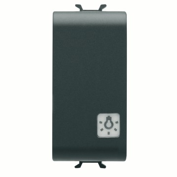 Gewiss Chorus Buton Cu Revenire 1M 1P No 16A 'Light' Black GW12151
