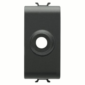 Gewiss Chorus Tasta Falsa, 1M, Iesire Cablu, Black GW12196
