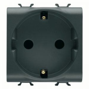 Gewiss Chorus Priza 2M 2P+E 16A German St Black GW12241