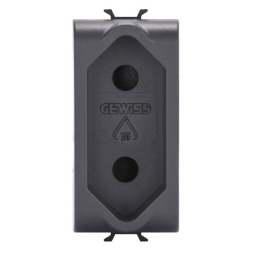 Gewiss Chorus Priza-Outlet 1M 2P 10A Israeli Std Bl. GW12282