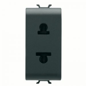 Gewiss Chorus Priza 1M 2P+E 15A Usa St Black GW12288