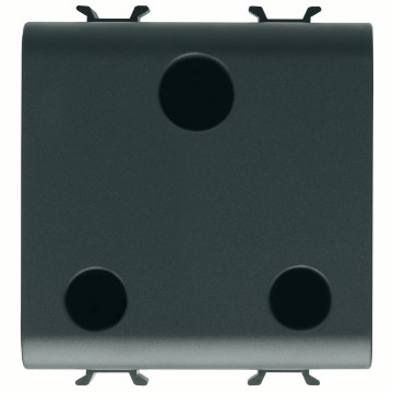 Gewiss Chorus Priza 2M 2P+E 15A Uk Standard Black GW12297