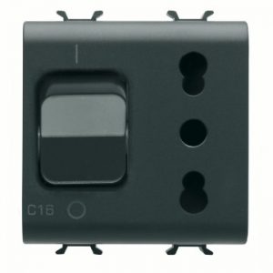 Gewiss Chorus Int Soc+Min.C.Br. 2M 1P+N 16A P17/11 B GW12311
