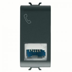 Gewiss Chorus Priza Telefon British St Black GW12406