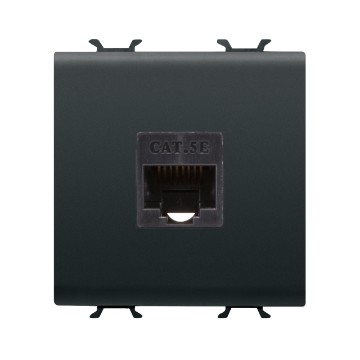Gewiss Chorus Priza Date Rj45 2M Cat.5E Utp Black GW12434