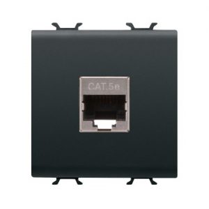 Gewiss Chorus Priza Date Rj45 2M Cat.5E Ftp Black GW12436