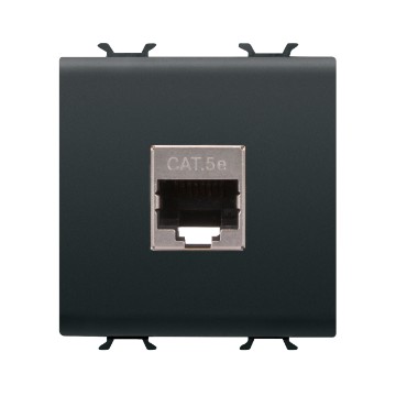 Gewiss Chorus Priza Date Rj45 2M Cat.5E Ftp Black GW12436