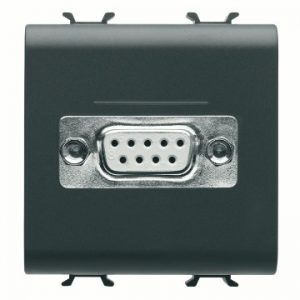Gewiss Chorus Connector Sub-D 9-Contact 2M Black GW12441