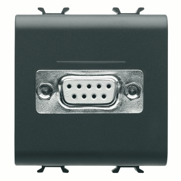 Gewiss Chorus Connector Sub-D 9-Contact 2M Black GW12441