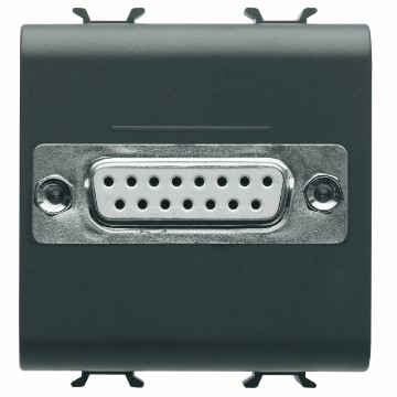 Gewiss Chorus Connector Sub-D 25-Contact 3M Black GW12443
