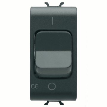 Gewiss Chorus Siguranta Automata 1P+N C6 3Ka 230V Ac 1M Black GW12466