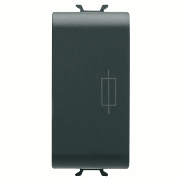 Gewiss Chorus Fuse Holder 16A 250V Ac 1M Black GW12491