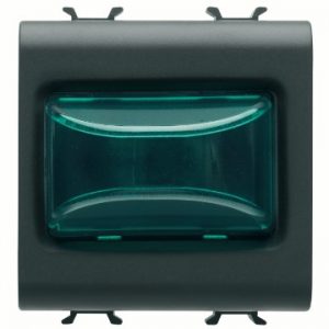 Gewiss Chorus Green Indicator Lamp 1M Black GW12622