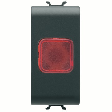 Gewiss Chorus Rosu Indicator Lamp 1M Black GW12623