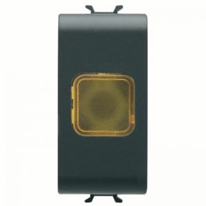 Gewiss Chorus Amber Indicator Lamp 1M Black GW12624