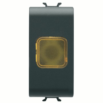 Gewiss Chorus Amber Indicator Lamp 1M Black GW12624
