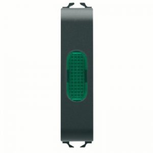 Gewiss Chorus Green Indicator Lamp 1/2M Black GW12642