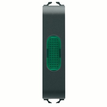 Gewiss Chorus Green Indicator Lamp 1/2M Black GW12642