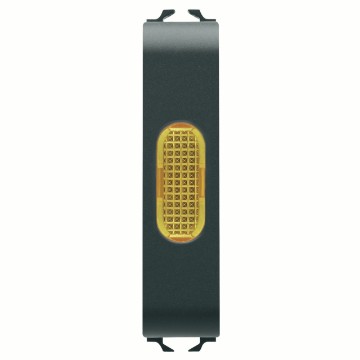 Gewiss Chorus Amber Indicator Lamp 1/2M Black GW12644