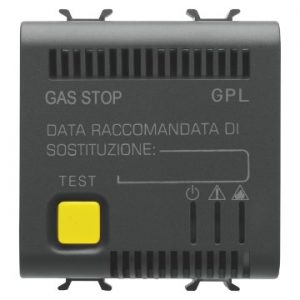 Gewiss Chorus Lpg Detector 2M 12V Ac/Dc Black GW12711