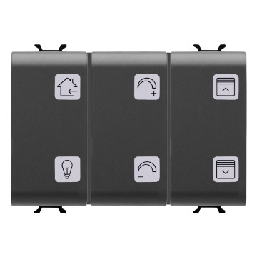 Gewiss Chorus Puls.6Ch Tasti E Simb.Nera+Att.Knx GW12784A