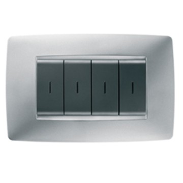 Gewiss Chorus Wireless Buton Cu Revenire Panel 4-Ch B Rama One GW12804