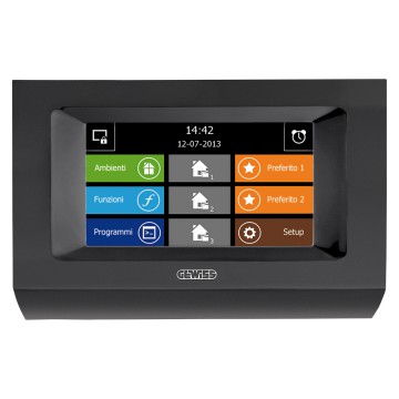 Gewiss Chorus Naxos Domo Touch Panels Knx Black GW12961BK