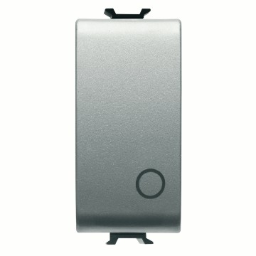 Gewiss Chorus Buton Cu Revenire 1M 2P No 16A Titanium GW14134