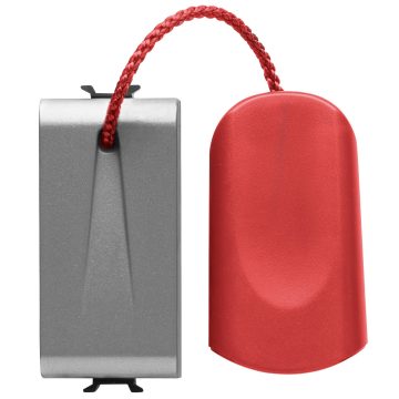 Gewiss Chorus Buton Cu Revenire 1M 1P No 16A Pull-Cord Titanium GW14136