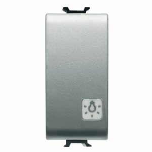 Gewiss Chorus Buton Cu Revenire 1M 1P No 16A ''Light'' Titanium GW14151