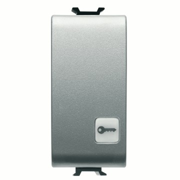 Gewiss Chorus Buton Cu Revenire 1M 1P No 16A ''Key'' Titanium GW14152