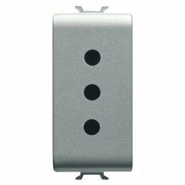 Gewiss Chorus Priza 1M 2P+E 10A P11 It St Titanium GW14201