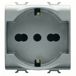 Gewiss Chorus Priza 2M 2P+E 16A D.Amp It/Ge Std T. GW14204