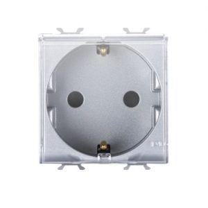 Gewiss Chorus Deu Std S.-Out 2M 2P+E 16A With Cover Ti GW14242