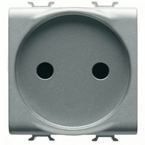 Gewiss Chorus Priza 2M 2P 16A Francez St Titanium GW14246